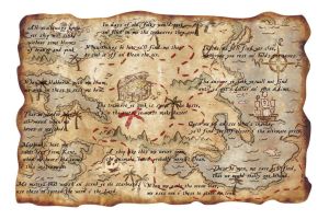 Treasure-Map with clues